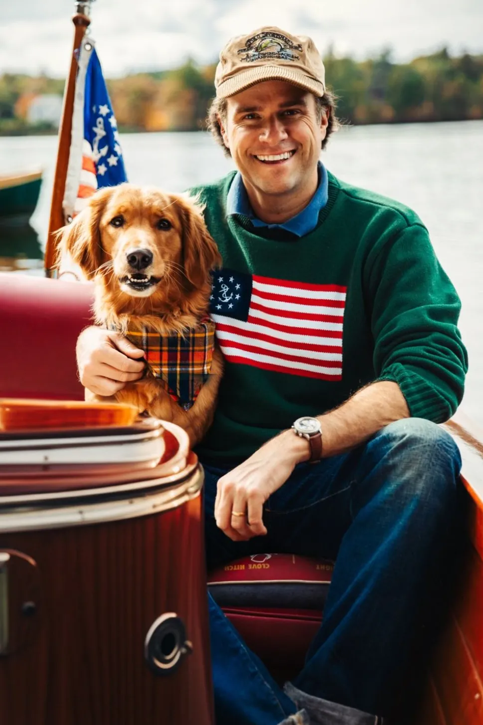 American Yacht Sweater- Green
