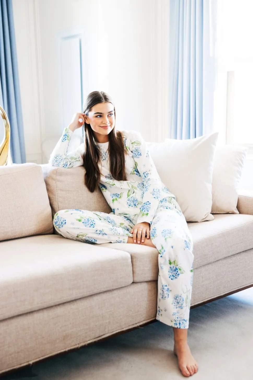 Hydrangea Bloom Pajama Set