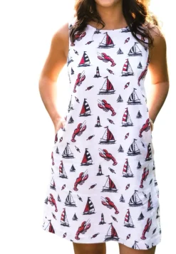 Lobster Harbor Dress