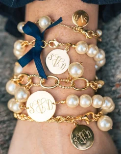 Pearlfection Monogram Bracelet