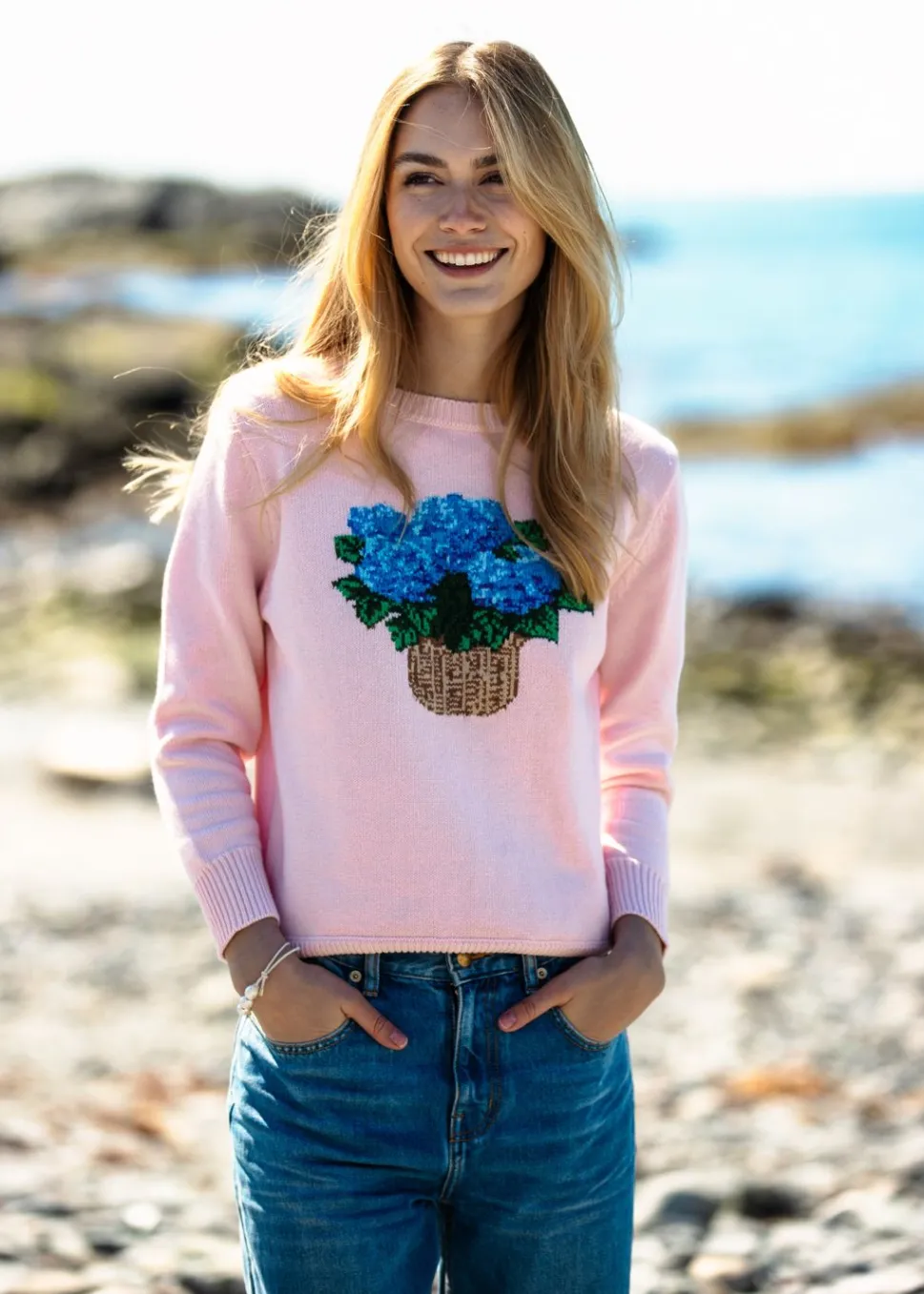 The Hydrangea Basket Sweater