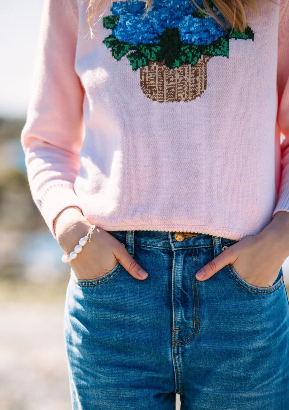 The Hydrangea Basket Sweater