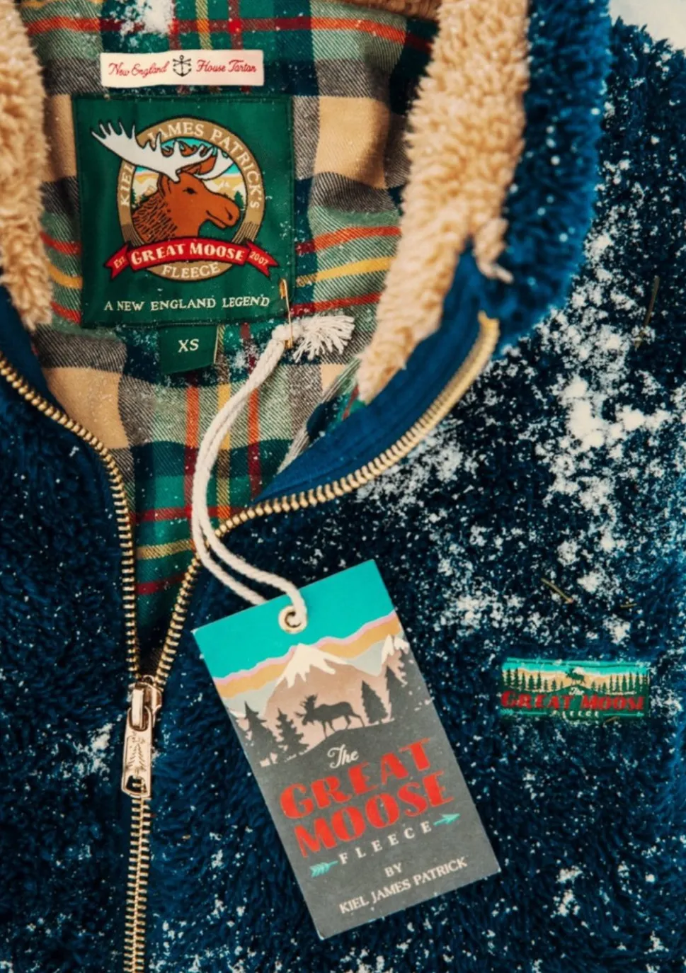 The Vermont Moose Fleece